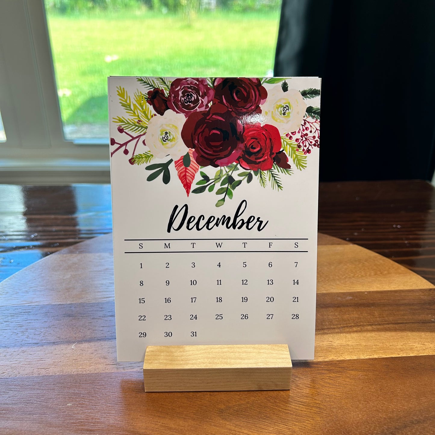 Flower Monthly Calendar | Floral 2025 Monthly Calendar | Choose your Month Calendar | Office  Calendar | Gift Ideas | Monthly Cute Calendar